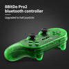 AKNES 8Bitdo Pro 2 Bluetooth Controller, Hall Effect Joystick Update, Gaming Controller Compatible with Switch 2, Switch, Apple, Windows, Steam Deck, Android, Raspberry Pi - Jade Green