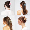12 Pack Medium Small Hair Clips for Women, Claw Clips for Thick Thin Hair, Strong Hold Square Jaw Clips