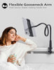 Tryone Gooseneck Tablet Holder Stand for Bed Adjustable Flexible Arm Tablets Mount Clamp on Table Compatible with iPad Air Mini | Galaxy Tabs | Kindle Fire | Switch or Other 4.7-10.5