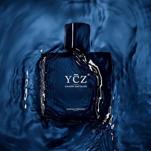 Ycz Midnight Marine Eau De Parfum For Men, 3.4 Fl Oz | Long-Lasting Fresh Marine Woody Fragrance With Grapefruit, Ginger, And Cedar Notes For Daily Wear, Date Nights, And Gifts.