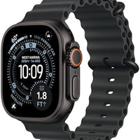 Apple Watch Ultra 3 [GPS + Cellular 49mm] Running & Multisport Smartwatch w/Rugged Titanium Case w/Black Ocean Band. Satellite Communications, Advanced Health & Fitness Tracking