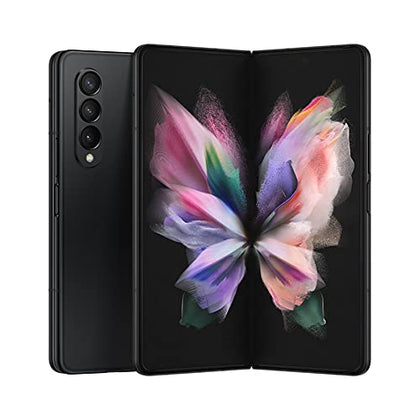 SAMSUNG Galaxy Z Fold 3 5G US Version, 256GB, Phantom Black - Unlocked (Renewed)