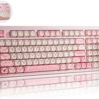 ZORNHER ZH980 Mechanical Keyboard Wireless,95% Pink Creamy Keyboard with Number Pad,Gaming Keyboard with Number Pad,Lighted Up PBT Keycaps,Creamy Sounding Linear Switches,Full Size