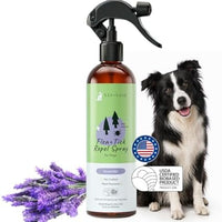 kin+kind Natural Flea and Tick Prevention for Dogs – Non-Greasy Coat Spray, Vet-Formulated, Lavender, 12 fl oz