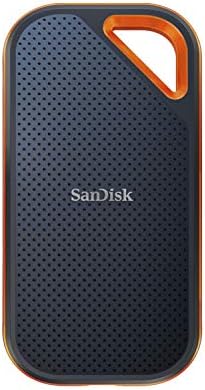 SANDISK 2TB Extreme PRO Portable SSD - Up to 2000MB/s - USB-C, USB 3.2 Gen 2x2, IP65 Water and Dust Resistance, Updated Firmware - External Solid State Drive - SDSSDE81-2T00-G25