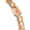 Swarovski Watch, Octagon Cut Crystal Bracelet Band, Brown, Champagne Gold-Tone Finish
