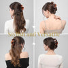12 Pcs Large Square Hair Claw Clips for Women, 4.3-Inch Matte Rectangle Claw, Strong Hold Non-slip Hair Clips for Thick & Thin Hair