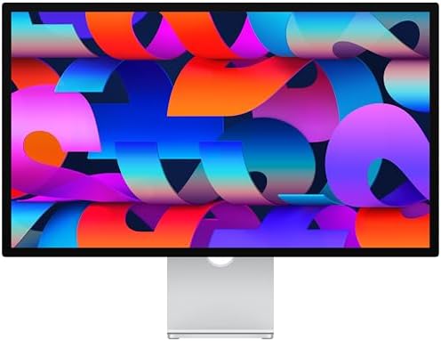 Apple Studio Display: Standard Glass, Tilt- and Height-Adjustable Stand