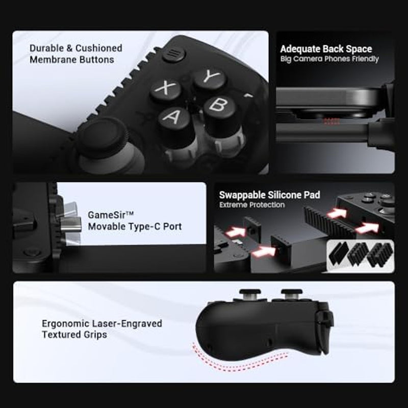 GameSir X5 Lite Mobile Gaming Controller for Android & iPhone 15/16 Series (USB-C)