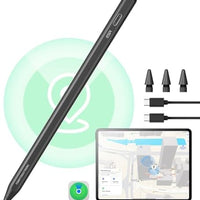 ESR Geo Digital iPad Pencil for iPad 2018-2026, Find My, Easy Shortcuts | Work with Apple Find My, for iPad (A16) 11/10/9/8 Gen & Air 13/11 & Pro 12.9/13/11 & Mini 7/6/5, Black (No Wireless Charging)