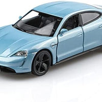 TOKAXI 1/36 Scale Porsche Taycan Turbo Diecast Car Models,Pull Back Vehicles Toy Cars,Cars Gifts for Boys Girls