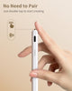 Metapen Pencil A8 for Apple iPad 2018-2025, (2X Faster Charge), Tilt Sensitivity, Pixel Precision, Stylus Pen for iPad 11/10/9/8/7/6th Gen, Pro 12.9/11/13-inch M4, Air 3/4/5/M2/M3, Mini 5/6th, White