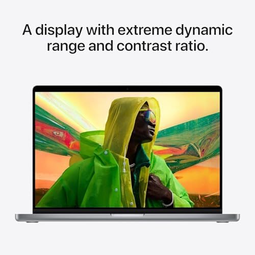 Apple 2021 MacBook Pro with Apple M1 Pro Chip (16-inch, 32GB RAM, 1TB SSD Storage) Space Gray (Renewed)