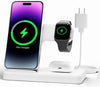Wireless Charger iPhone Charging Station: 3 in 1 Charger Stand Multiple Devices for Apple - iPhone 17 16e 16 15 14 Pro Max 13 12 11 - Watch 11 10 9 8 7 6 5 4 3 2 SE and Ultra Series - Airpods 4 3 Pro