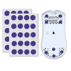 X-Raypad Obsidian Air/Pro Air Speed Mouse Skates, U-PE Universal Dot Mouse Skates Offers Excelent Wear Resistance, Speed & Control Abrasion Resistance Less Noise