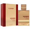 Al Haramain Amber Oud Ruby Edition for Unisex - Arabian Perfume for Women and Men - Long Lasting Woody Floral Fragrance with Notes of Saffron, Cedar, Jasmine - Arabic Cologne - 3.4 oz EDP Spray