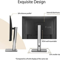 ASUS ProArt 24” (24.1” viewable) 16:10 HDR Professional Monitor (PA248CRV) - IPS, (1920 x 1200)