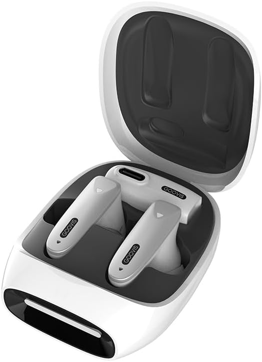 Goovis GE10 - Audífonos XR Inalámbricos (Baja Latencia, 2.4GHz USB-C)