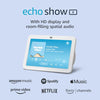 Amazon Echo Show 8 (newest model), With Spatial Audio, Smart Home Hub, and Alexa, Glacier White