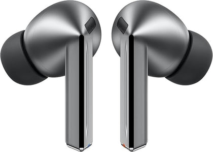 SAMSUNG Galaxy Buds3 Pro (2024, ANC) Water Resistant, AI Real-Time Language Interpreter, True Wireless Bluetooth 5.4 Earbuds, Hi-Fi, Noise Cancelling, Touch Control, International Model R630 (Silver)