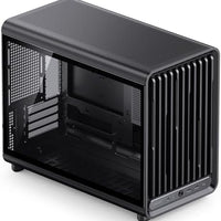 JONSBO D33 Black Micro ATX PC Case,High Airflow MATX case with Tempered Glass Panel,9 Fan Positions,High Compatibility,Supports MATX BTF MB, 435mm GPU/360AIO/172mm Air Cooler,ATX/SFX PSU,Black