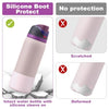 2PCS Silicone Water Bottle Boot for Owala 24oz 32oz 40oz, Anti-Slip Protective Sleeve Bottom Bumper Protector for FreeSip, Twist, and Flip Stainless Steel Water Bottles