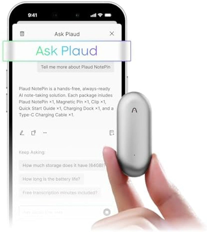 Plaud NotePin Voice Recorder