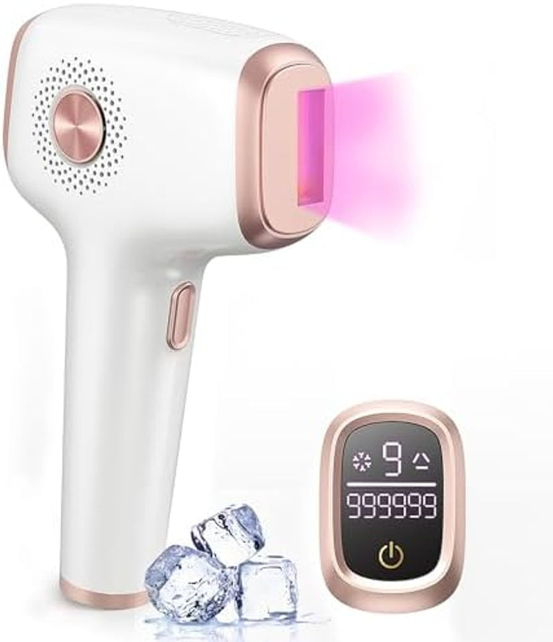 INNZA - Depiladora IPL con función de enfriamiento por hielo para mujeres, resultados duraderos, 999,999 destellos, dispositivo de depilación sin dolor para axilas, piernas, brazos, línea de bikini