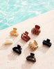 Small Hair Clips for Women Girls, 8 PCS Small Claw Clips for Thin/Medium Fine Hair 1.7 Inch Mini Matte Hair Jaw Clips Non-Slip Tiny Hair Clips 4 Style