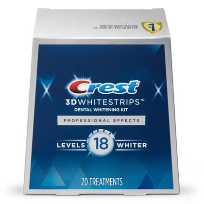 Crest 3D No Slip Whitestrips Professional Effects Teeth Whitening Kit 20 ea