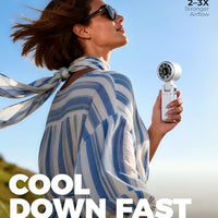Ofertaza, Diveblues Portable Handheld Turbo Fan, 5 Gear Wind, Battery Operated