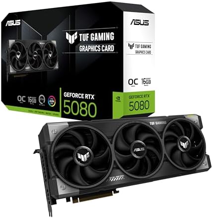 ASUS TUF Gaming GeForce RTX™ 5080 16GB GDDR7 OC Edition Graphics Card