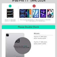 ESR iPad Pro 11 Inch Case with Keyboard (M5/M4, 2025/2024), iPad Pro 11(5th) Keyboard Case with Easy-Set Magnetic Stand, Portrait/Landscape Modes, Removable Protective Case, Rebound 360 Series, Black