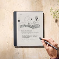 Like-New Amazon Kindle Scribe (32GB) - Your notes, documents and books, all in one place. With built-in AI notebook summarization. Includes Premium Pen - Tungsten