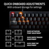 Razer Huntsman V3 Pro Mini 60% Gaming Keyboard: Analog Optical Switches w/Rapid Trigger & Adjustable Actuation - Onboard Adjustments - Dual-Purpose Mod Keys - Doubleshot PBT Keycaps - Black… (Renewed)