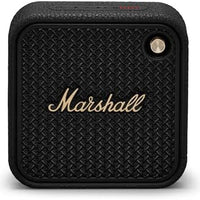Marshall Willen II Portable Bluetooth Speaker - Rugged Waterproof/Dust-Proof Design | Loud Stereo Sound, Deep Bass | Compact and Wireless for Travel and Outdoors - Black and Brass