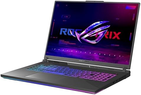 ASUS ROG Strix G18 (2025) Gaming Laptop, 18” ROG FHD+ 16:10 144Hz, NVIDIA® GeForce RTX™ 5050, AMD Ryzen™ 9 8940HX Mobile Processor, 16GB DDR5-5200Mhz, 1TB SSD, Wi-Fi 6E, Wind 11 Home