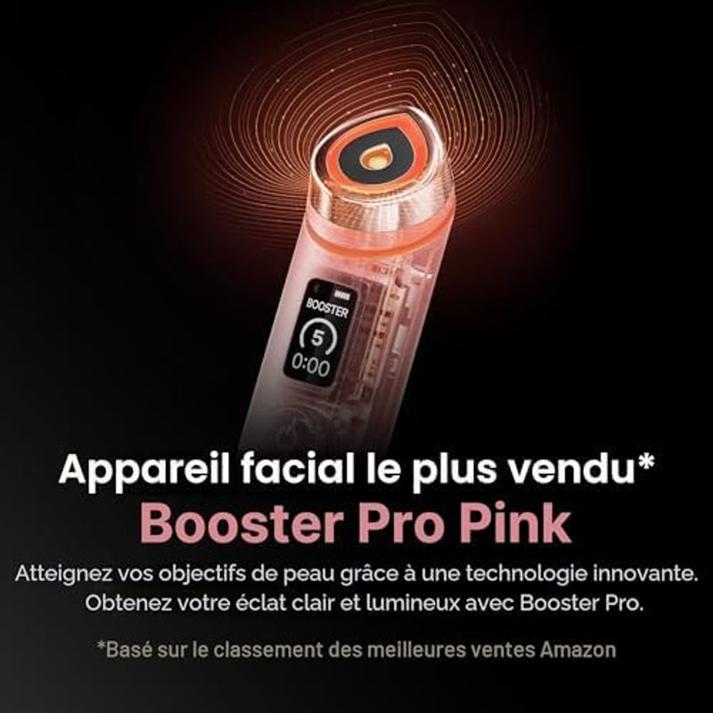 Visita la tienda de medicube medicube Set de cuidado de la piel rosa para piel brillante de vidrio: Age-R Booster Pro Pink | Masajeador de belleza de brillo de cristal real 6 en 1 y crema de gelatina de colágeno - niacinamida y