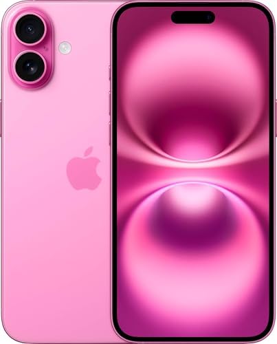 Apple iPhone 16 Plus, US Version, 128GB, Pink - Unlocked (Renewed Premium)