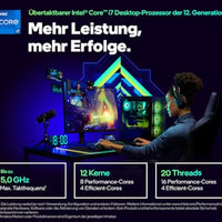 Intel Core i7-12700K Procesador Gaming de Escritorio con Gráficos Integrados y 12 Núcleos (8P+4E) hasta 5.0 GHz Desbloqueado LGA1700 Chipset Serie 600 125W