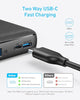 Anker Power Bank(PowerCore 10K),Compact Travel-Ready 10,000mAh Battery Pack with PowerIQ Charging Technology,5V/3A High-Speed Charging for iPhone,iPad,and More (USB-C Input and Output（Black），1pack)