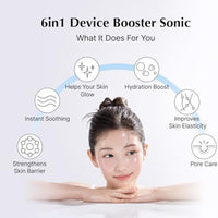 Booster Sonic con gel de refuerzo de humedad 3.53 oz | Juego de piel de vidrio 6 en 1