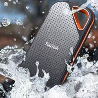 SANDISK 2TB Extreme PRO Portable SSD - Up to 2000MB/s - USB-C, USB 3.2 Gen 2x2, IP65 Water and Dust Resistance, Updated Firmware - External Solid State Drive - SDSSDE81-2T00-G25