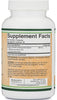 Double Wood Supplements Ashwagandha KSM 66 Organic and Clinically Studied Extract (600mg Per Serving, 120 Capsules, 60 Servings) Adaptogen Cortisol Manager for Women and Men