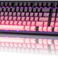 ZORNHER ZH980 Mechanical Keyboard Wireless,95% Pink Creamy Keyboard with Number Pad,Gaming Keyboard with Number Pad,Lighted Up PBT Keycaps,Creamy Sounding Linear Switches,Full Size