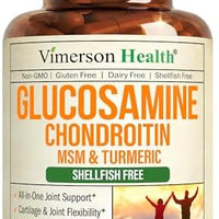Glucosamine Chondroitin MSM – Joint Support Supplement for Women and Men with Glucosamine Sulfate 1500 mg, Chondroitin and MSM – for Cartilage, Joint Health and Flexibility – 90 Capsules