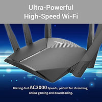 D-Link WiFi Router AC3000 Mesh Smart Internet Network Voice Control, MU-MIMO Tri Band Gigabit Gaming Mesh (DIR-3040-US)