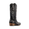 DREAM PAIRS Women's Cowboy Boots Mid Calf Cowgirl Boots Square Toe Chunky Heel Embroidery Stitched Western Boots