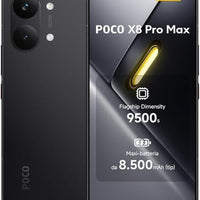 XIAOMI Poco X8 PRO MAX 5G Ai (Compatible with Tmobile Mint Tello & Global) (256GB + 12GB) 6.83" 50MP Gamers Phone NFC Dual sim Unlocked Model 2602BPC18G Liberado (White) | 50MP Cam, 2602BPC18G
