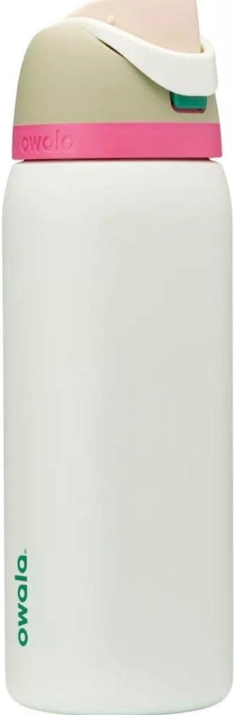 Owala FreeSip Insulated Stainless Steel Water Bottle with Straw, BPA-Free Sports Water Bottle, Great for Travel, 32 Oz,